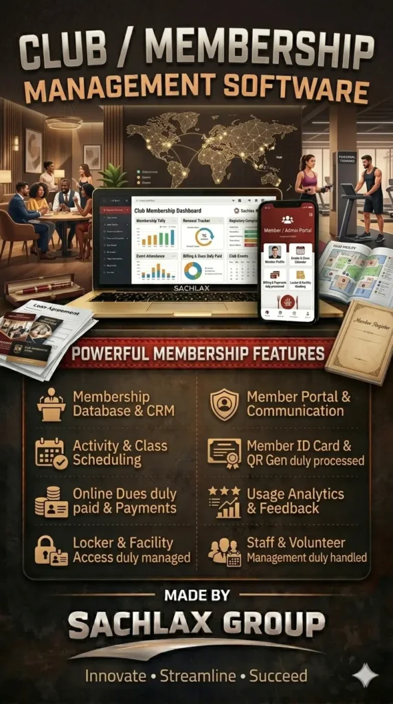 club & membership management software