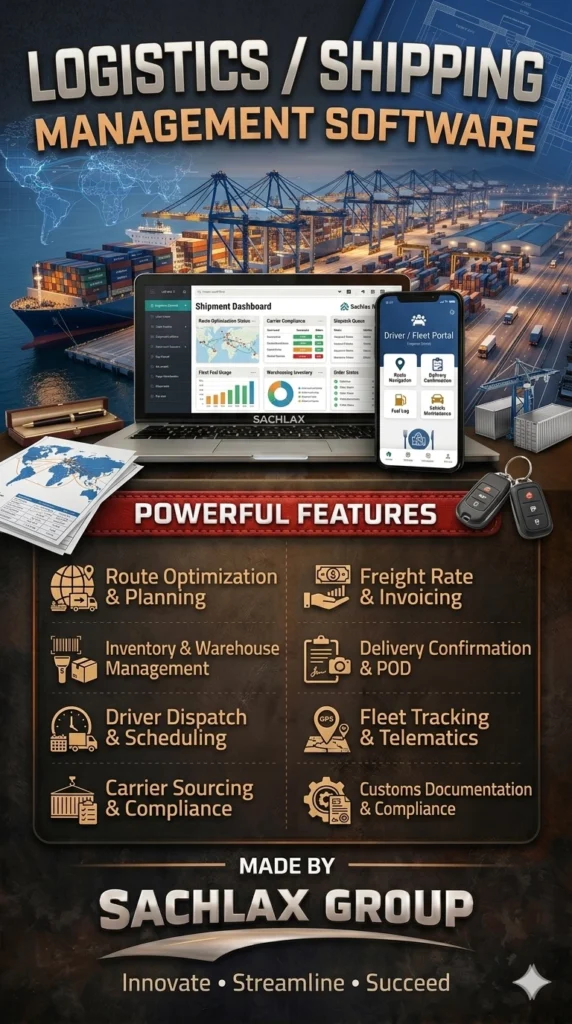 logistics & shipping management software